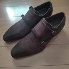 【新品】madras スエード ダブルモンクシューズ 27.0cmのサムネイル