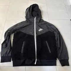 NIKE キッズ Lサイズ　フリース ジャケット ボア 黒のサムネイル