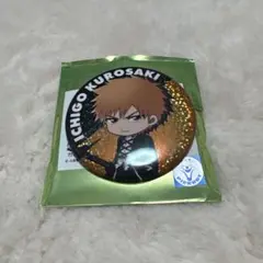 ラスト①JF ブリーチ　黒崎一護　缶バッジ　ローソン