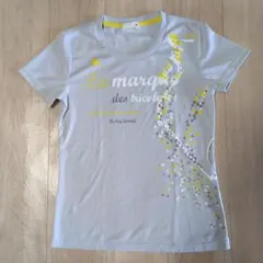 ルコック・ドライ半袖Tシャツ・ライトグレー色・サイズL