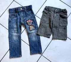 男の子90cm パンツ　3can4on コムサイズム