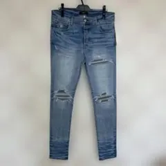 新品定価22万】AMIRI ダメージ加工 デニムパンツ MX1 JEAN 29 - メルカリ