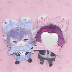 にじぱぺ にじぱぺっと ぬい服 ヘッドドレス 猫耳 猫 水色