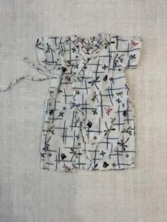 doubleB ダブルB ベビー甚平　ロンパース　60 M-56 ミキハウス