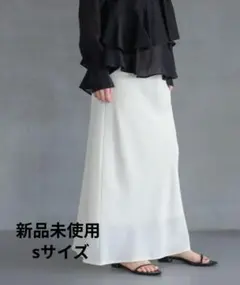 新品未使用】Crewre ストレッチベロアストレートスカート サイズ1