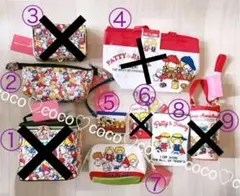 サンリオキャラクターズ　小物セット　サンリオレトロ