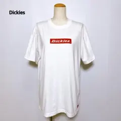 Dickies ボックスロゴ 半袖Tシャツ ホワイト M ストリート古着のサムネイル