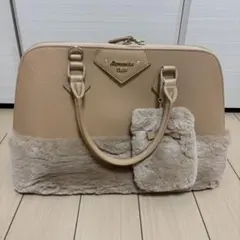 Samantha Thavasaベージュ ハンドバッグ