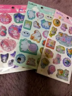 ズートピア＆ベイマックス＆マイメロ ポップデコパーティー わたあめカプセルシール