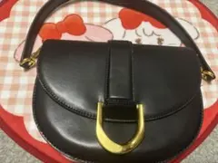 CHARLES & KEITH ブラックショルダーバッグ