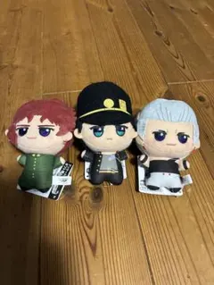 ジョジョの奇妙な冒険 ちびぬいぐるみ　空条承太郎 花京院典明 ポルナレフ