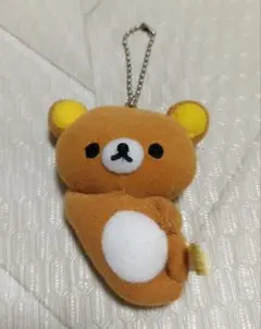 リラックマ 寝そべり　ぬいぐるみキーホルダー