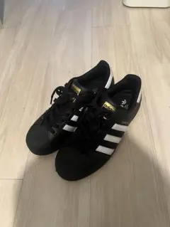 adidas Superstar スニーカー 黒/白