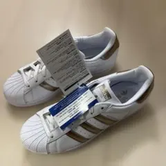 adidas SUPERSTAR ホワイト/ゴールド スニーカー