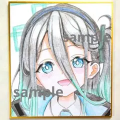 手描きイラスト】ブルアカ 天童アリス【ミニ色紙】 - メルカリ