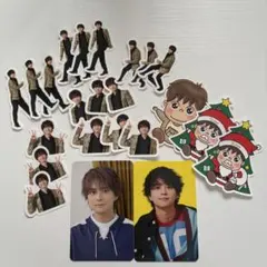 佐藤勝利(timelesz) フレークシール＆ステッカー＆特典トレカ セット