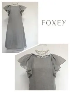 ☆FOXEYフォクシーフレア袖ワンピース38☆のサムネイル