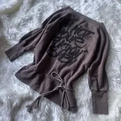 ヒステリックグラマー プロントロゴ 絞りスウェット