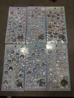 水族館限定　ボンボンドロップシール 正規品　全6枚セット　コンプリート