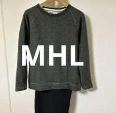 MHL. ラグランスリーブ スウェット L