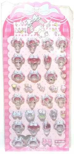 【ラスト1点】サンリオ　マイメロディ　3Dシール　立体シール　海外限定　正規品