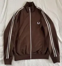 フレッドペリー ジャージ上着（ブラウン）