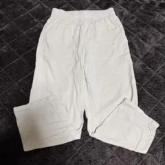 GU 長ズボン パンツ メンズ 白 グレー 冬用