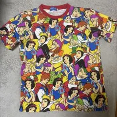 東京ディズニーリゾート ディズニーランド ディズニーシー Tシャツ 白雪姫 総柄のサムネイル