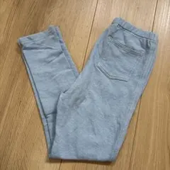 UNIQLO デニム風レギンス　120 ライトブルー