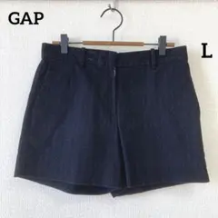 GAP ギャップ　ボトムス　ショートパンツ　キュロット　コーデュロイ　黒　L