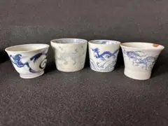 古伊万里手 清流庵 立石大四郎 茶碗 8個 共箱 時代物 古美術 WWTT237