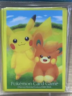 ポケモンカード　デッキシールド　ピカチュウ&パモ