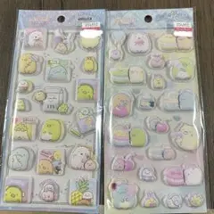 すみっコぐらし シールセット 立体的デザイン もっとふにふにシール2枚セット