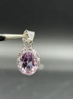 S925シルバー使用 アメジスト ペンダントトップ