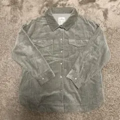 studio CLIP コーデュロイ長袖シャツ フリーサイズ