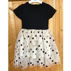 発表会　星柄ドレス　ワンピース 140㎝