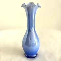 フラワーベース 花瓶 ブルー