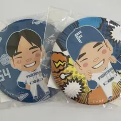 【山縣秀選手】缶バッジ 2種セット【北海道日本ハムファイターズ】のサムネイル