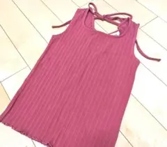 【新品】 ミッシュマッシュ リブタンクトップのサムネイル