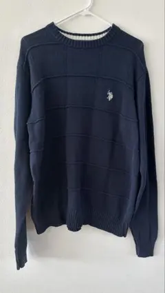 U.S. POLO ASSN. ネイビーセーター XL