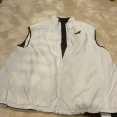 PUMA レディース ベスト ホワイト　リバーシブルXL