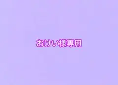 おけい様専用ページ