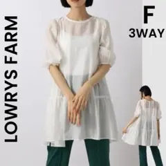 【LOWRYS FARM】ローリーズファーム ブラウス シアー ティアード