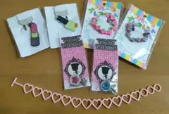 プリンセス コスメネックレス フルーツブレスレッアクセサリー おしゃれ遊び 7個