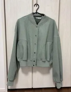 【美品】ZARA MA-1 ブルゾン ショート丈 ボリューム袖
