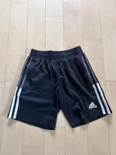 adidas 半ズボン 黒 サッカー　150
