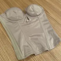 ✳︎ねこ☺︎✳︎ブライダルブルーム ショートビスチェ D65 モカグレー 美品 ブライダルブルーム ショートビスチェ B65 ガードル S プッシュ