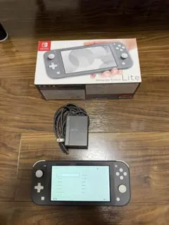 Nintendo Switch Lite グレー 本体 本体ケース・充電器付き - メルカリ