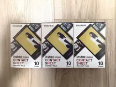 FUJIFILM instax mini コンタクトショット　3パック