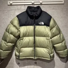 THE NORTH FACE 700ヌプシダウンジャケット 黒×クラシックカーキ